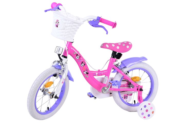 Disney Minnie Cutest Ever Kinderfiets Meisjes 14 inch Roze V-brakes 9