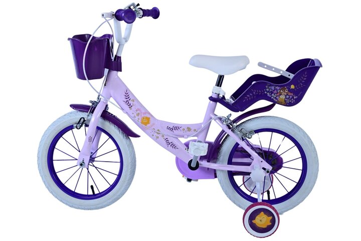 Disney Wish Kinderfiets  Meisjes 14 inch V-brakes  Poppenzitje 8