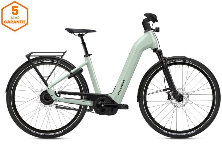 Flyer Gotour 7.23 Elektrische Damesfiets 28 inch Frosty Sage Enviolo Belt 1