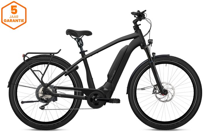 Flyer Upstreet3 7.10 Elektrische Herenfiets 27,5 inch Pearl Black Gloss 10v 1