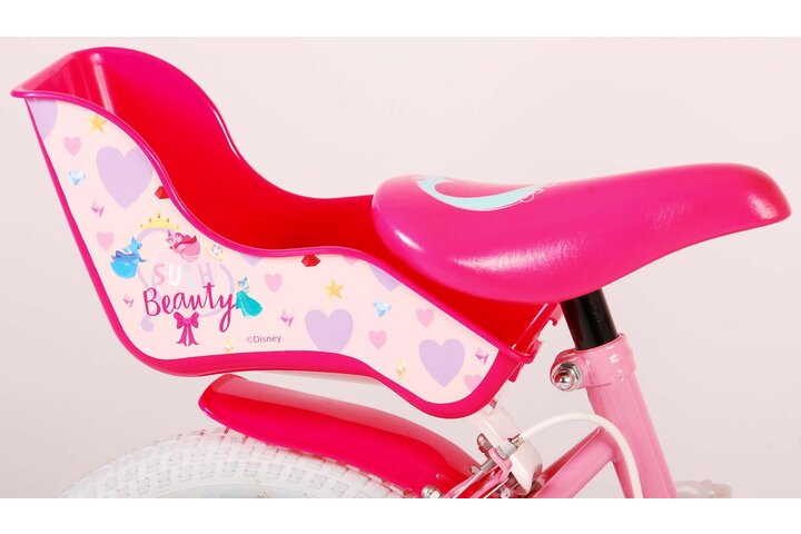 Disney Princess Kinderfiets Meisjes 14 inch V-brakes Poppenzitje 8