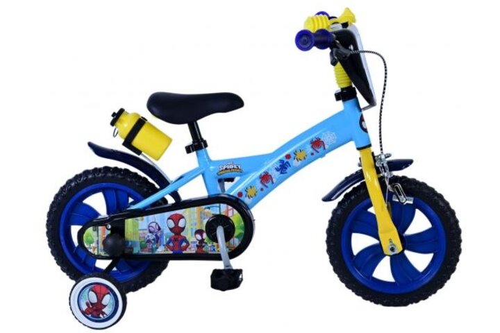 Spidey Kinderfiets Jongens 12 inch Bidon 1