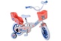 Disney Stitch Kinderfiets Meisjes 12 inch V-brake 2 klein