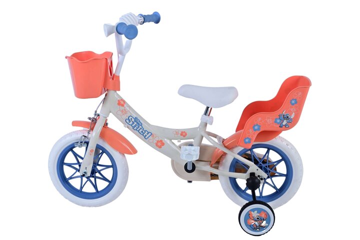 Disney Stitch Kinderfiets Meisjes 12 inch V-brake 8