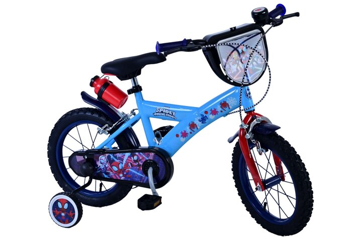 Spidey Kinderfiets Jongens 14 inch V-brakes Bidon 2