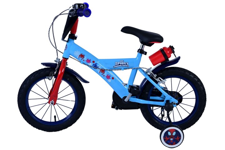 Spidey Kinderfiets Jongens 14 inch V-brakes Bidon 8