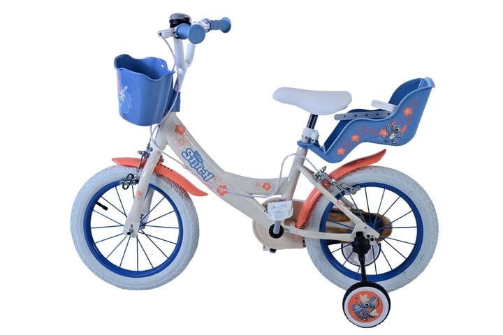 Disney Stitch Kinderfiets Meisjes 14 inch V-brakes 8