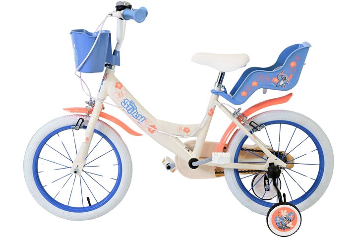 Disney Stitch Kinderfiets Meisjes 16 inch V-brakes 8