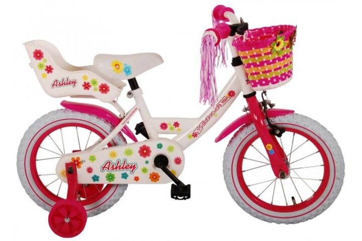 Volare Ashley Kinderfiets Meisjes 14 inch Poppenzitje 1