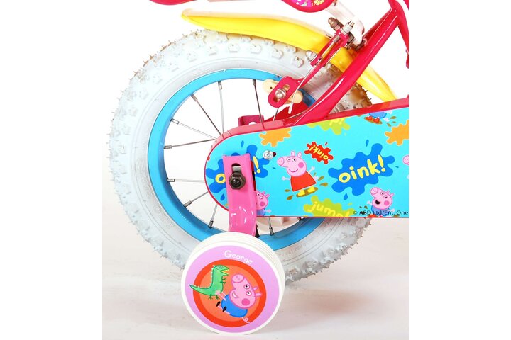 Peppa Pig Kinderfiets Meisjes 12 inch V-brakes Poppenzitje 4