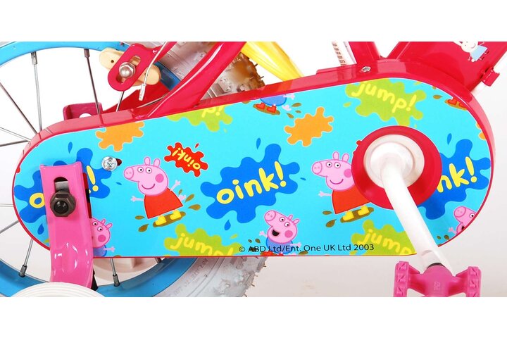 Peppa Pig Kinderfiets Meisjes 12 inch V-brakes Poppenzitje 6