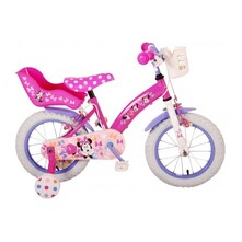 Volare Disney Minnie Kinderfiets Meisjes 14 inch  V-brakes Poppenzitje