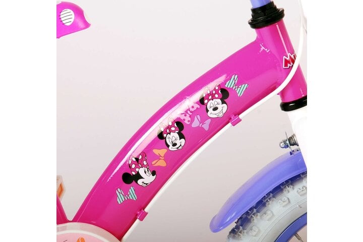 Disney Minnie Kinderfiets Meisjes 14 inch  V-brakes Poppenzitje 7