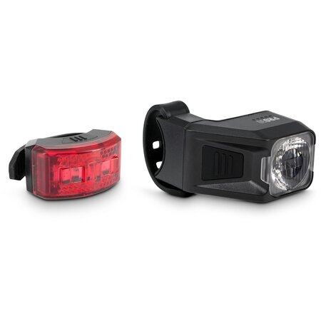 Voorlicht voor fiets, ABS, 7,6 cm, helder, retro koplamp, 3 leds