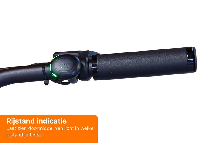 TENWAYS CGO009 Elektrische Herenfiets *Belt Drive, Smart Connect, GPS* 8