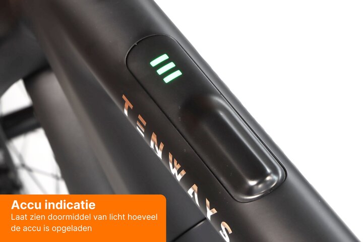 TENWAYS CGO009 Elektrische Herenfiets *Belt Drive, Smart Connect, GPS* 10