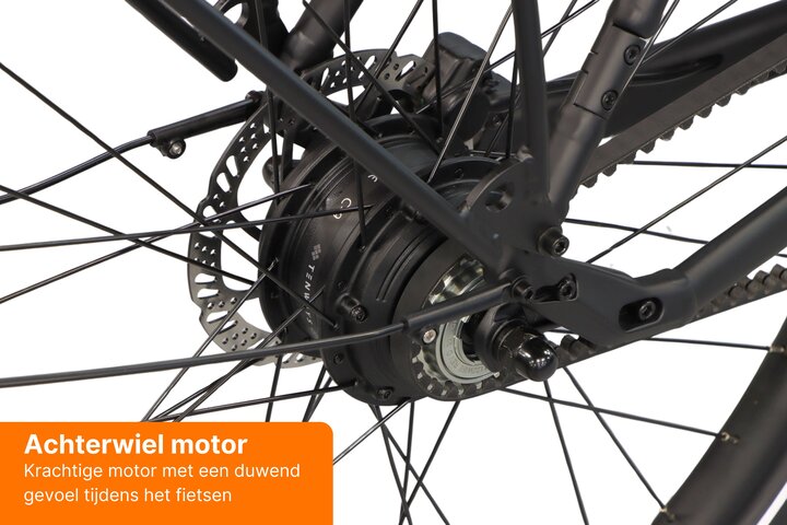 TENWAYS CGO009 Classic Elektrische Herenfiets *Belt Drive, Smart Connect, GPS* 12
