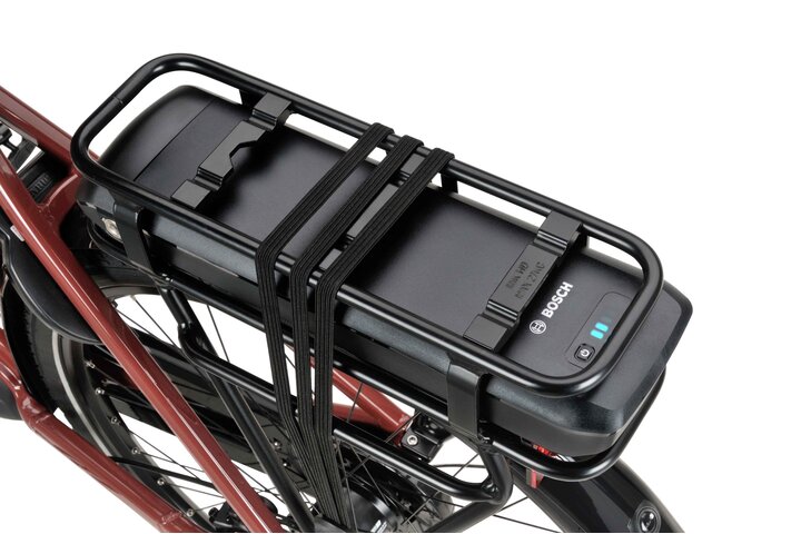 Batavus Altura E-Go Plus Elektrische Damesfiets 28 inch 56cm Rood Bruin Glans 7v 5