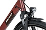 Batavus Altura E-Go Plus Elektrische Damesfiets 28 inch 56cm Rood Bruin Glans 7v 9 klein