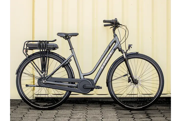 Trek District+ 1 Midstep Elektrische Damesfiets 28 inch 50cm Lithium Grey 7v 2