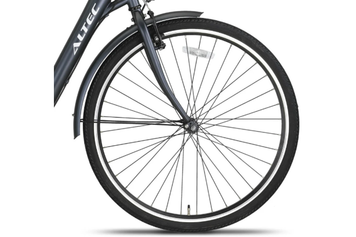 Voorwiel Sparepart 28 inch Zwart/Grijs (Zwart spaken) 1
