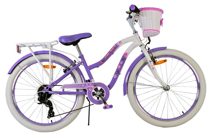 Volare Lovely Kinderfiets Meisjes 24 inch  7v 2