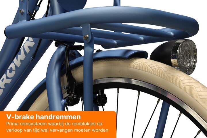 Crown Berlin Transportfiets Dames 28 inch 53cm 7v 10