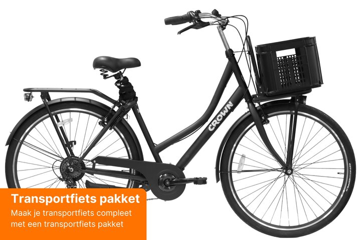 Crown Berlin Transportfiets Dames 28 inch 53cm 7v 12