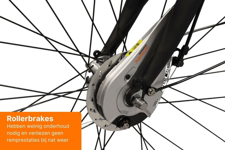 Altec Walesa Damesfiets 28inch 55cm Mat Zwart 3v 10