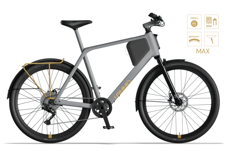 Lemmo One MK2 Dynamic Edition Elektrische Herenfiets 10v XL (1.85m -2.00m) 1