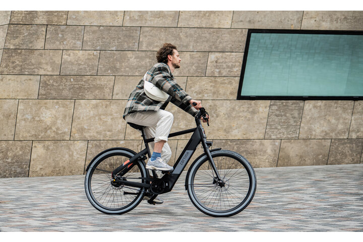 Cortina E-Blau Herenfiets 28 inch 61cm DB7 belt 3