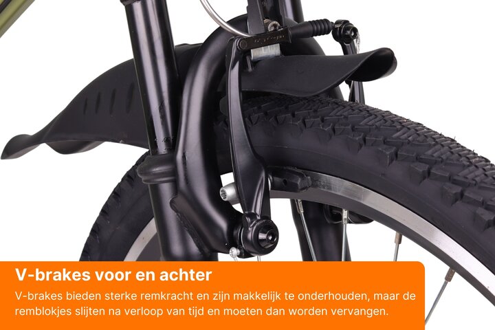 Altec Attack Kinderfiets Jongens 24 inch 3v 10