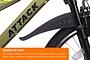 Altec Attack Kinderfiets Jongens 24 inch 3v 14 klein