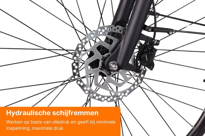 Altec Impact E-Bike Dames 28 inch 53cm Middenmotor 7v Hydraulische Schijfremmen 9