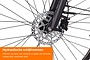 Altec Impact E-Bike Dames 28 inch 53cm Middenmotor 7v Hydraulische Schijfremmen 9 klein
