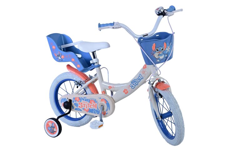 Disney Stitch Kinderfiets Meisjes 14 inch V-brakes Poppenzit 2