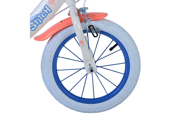 Disney Stitch Kinderfiets Meisjes 14 inch V-brakes Poppenzit 8