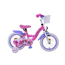 Volare Disney Minnie Cutest Ever Kinderfiets Meisjes 14 inch Roze V-brakes