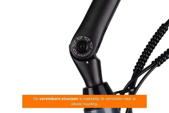 Altec Diamond Elektrische Damesfiets 28inch 53cm Hydraulische Schijfrem 7v 13