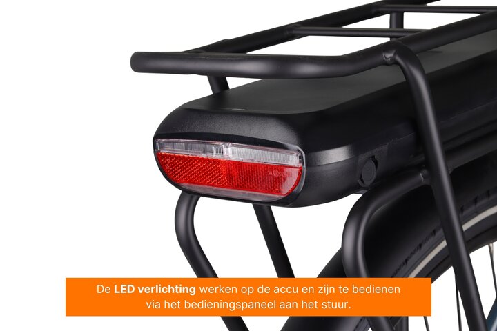 Altec Diamond Elektrische Damesfiets 28inch 53cm Hydraulische Schijfrem 7v 15