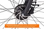 Altec Diamond Elektrische Damesfiets 28inch 53cm Hydraulische Schijfrem 7v 10 klein