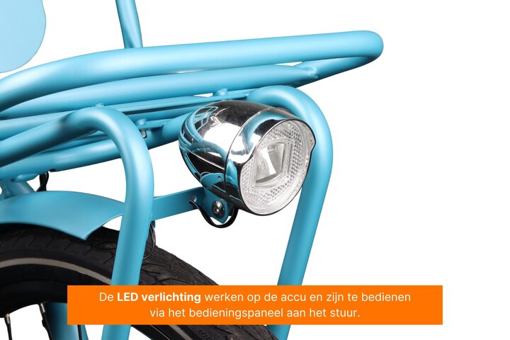Altec Kratos Elektrische Transportfiets 28 inch Hydraulische Schijfrem 53cm 7v 15