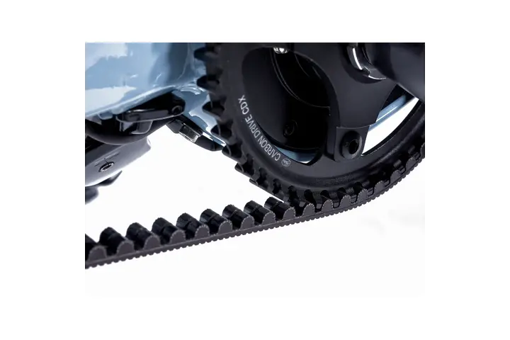 Cortina E-Blau Damesfiets 28 inch 57cm DB7 belt 10