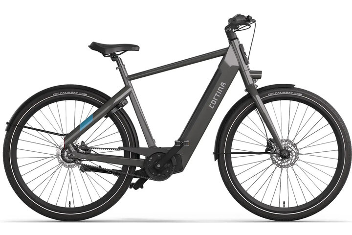 Cortina E-Blau Herenfiets 28 inch 61cm DB7 belt 1