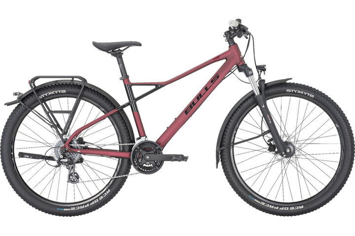 Bulls Sharptail Street 3 Mountainbike 29 inch 53cm Blackberry Red Matte/Black 16v 1
