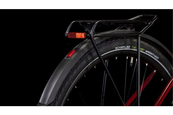 CUBE TOURING PRO 28 inch Damesfiets 54cm Rood 18v 3