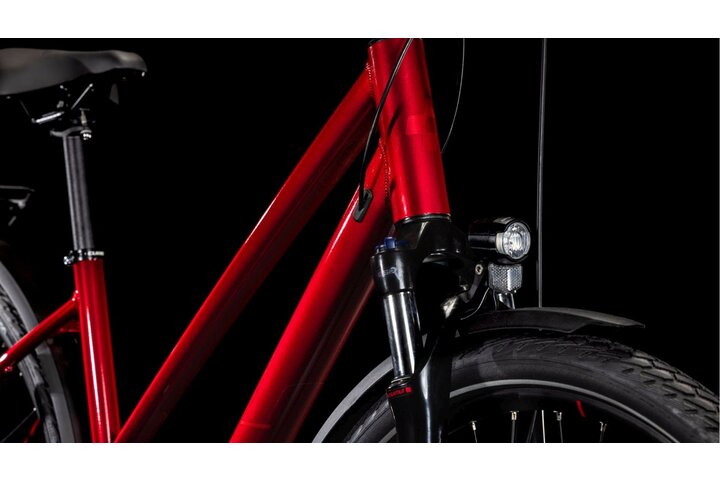 CUBE TOURING PRO 28 inch Damesfiets 54cm Rood 18v 5
