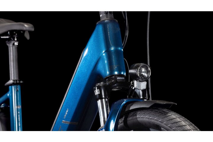 Cube Touring Hybrid One 500 Elektrische Damesfiets 28 inch 54cm Deepsea / Chrome 9v 4