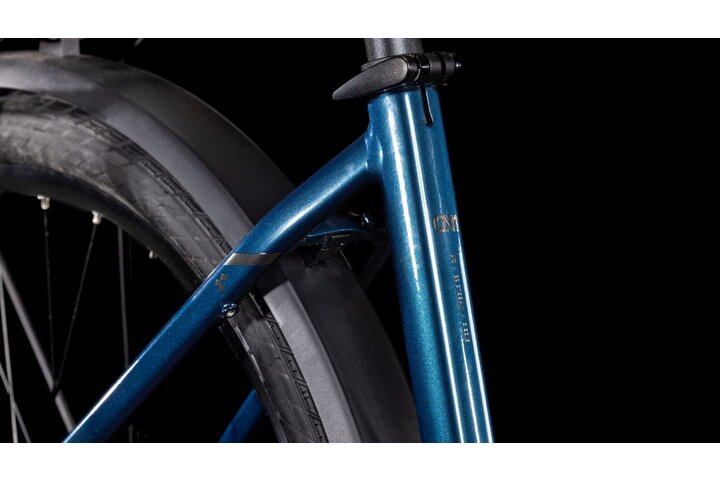 Cube Touring Hybrid One 500 Elektrische Damesfiets 28 inch 54cm Deepsea / Chrome 9v 5