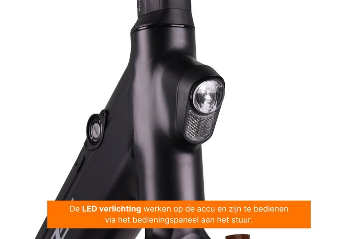 Altec Flow Elektrische Damesfiets 28inch Zwart 50cm 13